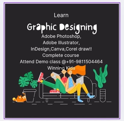 Winning Kids  -  Graphic Designing Course For Kids