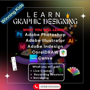 Winning Kids - Kids Graphic Designing Course