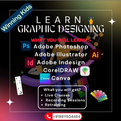 Winning Kids - Kids Graphic Designing Course