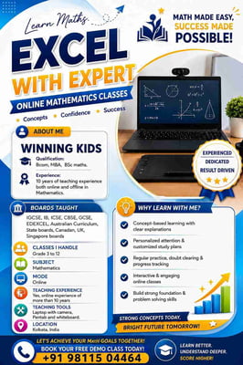 Winning Kids-Online Mathematics Classes