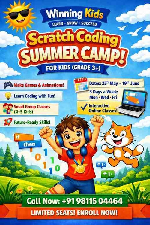 Winning Kids-Scratch Coding Summer Camp