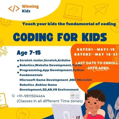 Winning Kids-Coding for Kids