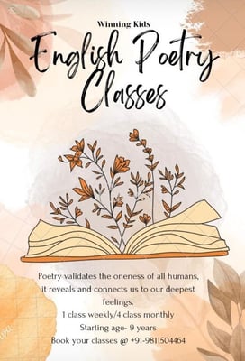 Winning Kids-English Poetry Classes