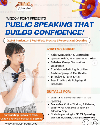Wisdom Point  -  Public Speaking Program
