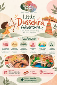 Wonder Room-Little Dussehra Adventure Stories Crafts and Play