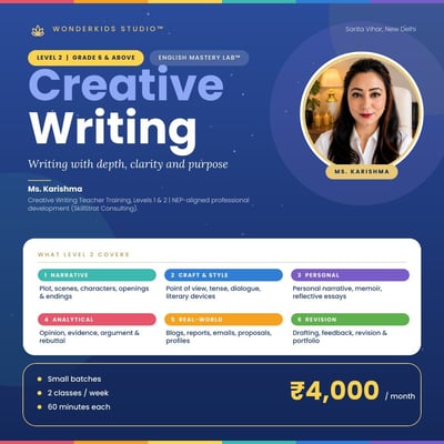 WonderKids Studio-Creative Writing and Advanced Writing Skills