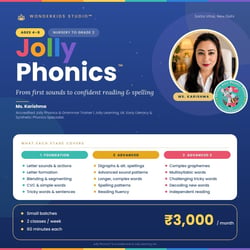 WonderKids Studio-Jolly Phonics Classes for Kids