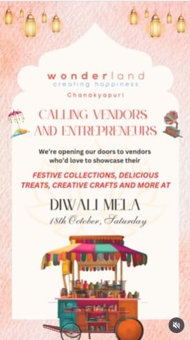 Wonderland Creating Happiness - Diwali Mela