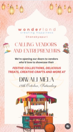 Wonderland Creating Happiness - Diwali Mela