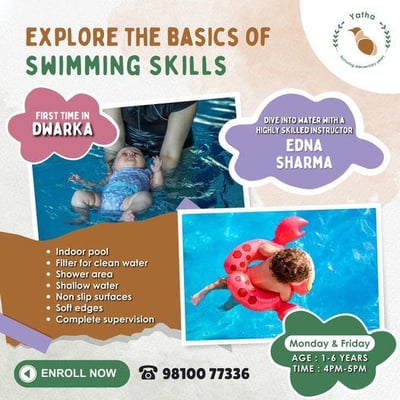 Yatha-Basic Swimming Classes For little kids