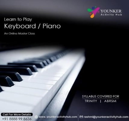 Younker Activity Hub-Keyboard & Piano