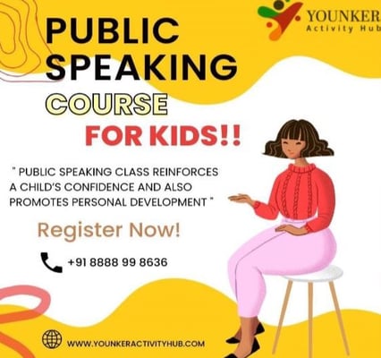 Younker Activity Hub-Public Speaking Course For Kids