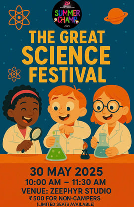 ZEEPHYR ACADEMY & PRODUCTIONS  -  THE GREAT SCIENCE FESTIVAL
