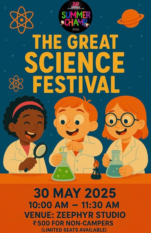 ZEEPHYR ACADEMY & PRODUCTIONS  -  THE GREAT SCIENCE FESTIVAL