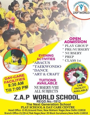 Zap-World-School-Admission Open