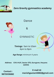 Zero Gravity gymnastics academy-Dance & Gymnastic classes for kids