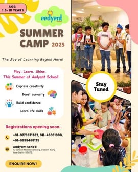 Aadyant School: Summer Camp 2025