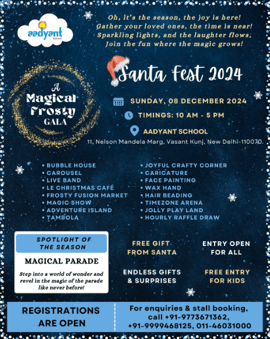 Aadyant School-Santa Fest 2024