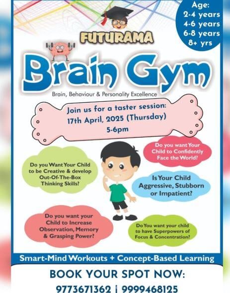 Aadyant School:Brain Gym for Kids