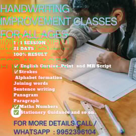 Dream big kids--Handwriting Improvement Classes for all age group