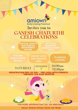 Amiown Amity's Caring Preschool- Ganesh Chaturthi Celebrations