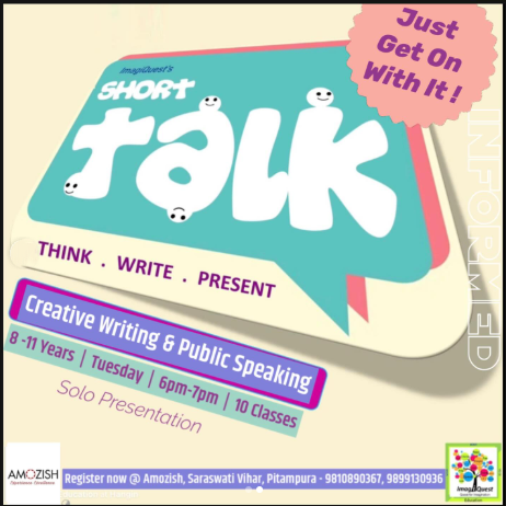 Amozish-Short talk: Creative Writing & Public Speaking Children