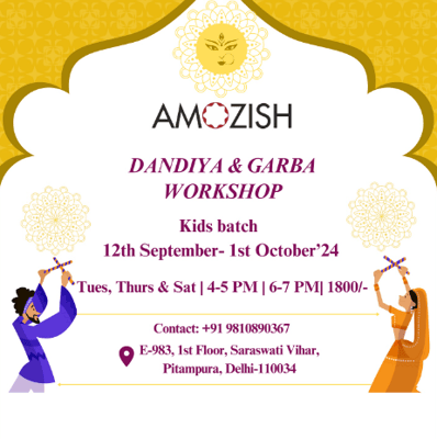 Amozish- Dandiya & Garba workshop for kids