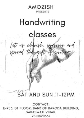 Amozish-Handwriting Classes