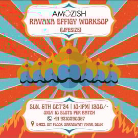 Amozish-Ravana Effigy Workshop (Lifesize)