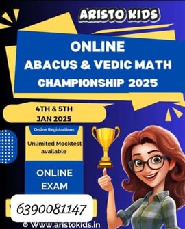 Aristo Kids-Abacus & Vedic Maths Campionship 2025