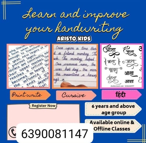 Aristo Kids-Handwriting Classes