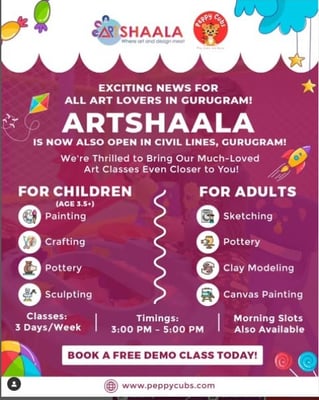Artshaala-Art Classes Civil Lines