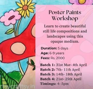 Artsy Craftsy: Poster Paints Workshop
