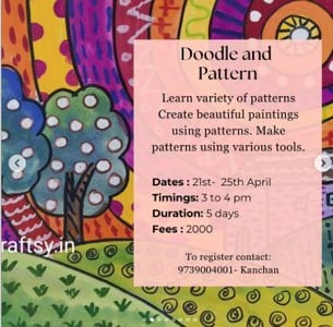 Artsy Craftsy:Doodle and Pattern