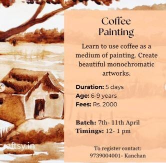 Artsy Craftsy:Coffee Painting