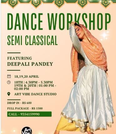 Art Vibe-Dance Studio: Semi-Classical Dance Workshop