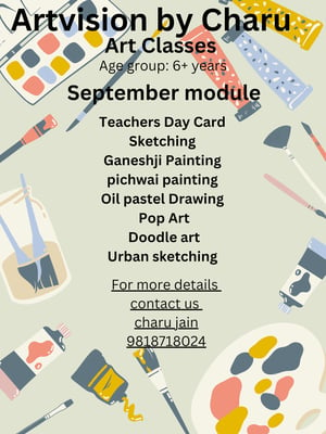 Artvision by Charu brings- Art Classes