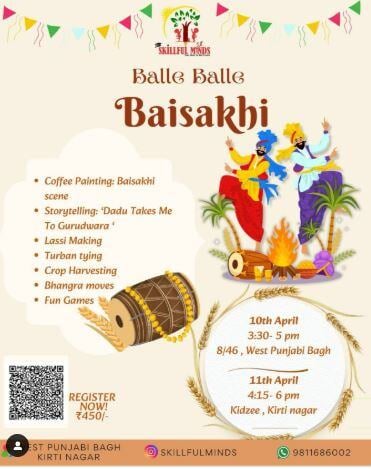 Skillful minds:Baisakhi Celebration(Kirti Nagar)