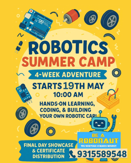 Be a Robonaut-Robotics Summer Camp 2025