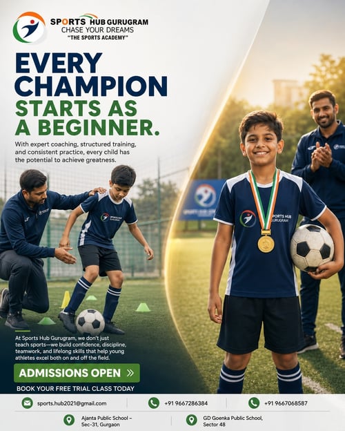 Sport's Hub Gurugram-Football Training Classes for Kids