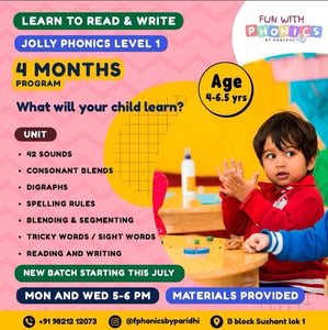 Fun with Phonics by Paridhi-Jolly Phonics Level 1