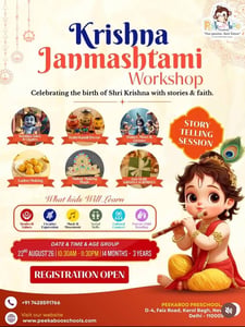 BJS Public School-Krishna Janmashtami Workshop