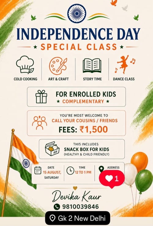 Nitco School of Music and Dance-INDEPENDENCE DAY SPECIAL CLASS