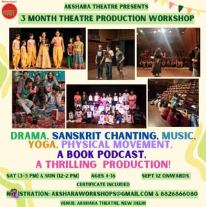 Akshara Theatre-3 Month Theatre Production Workshop
