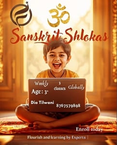 Flourish handwriting & calligraphy arts-Sanskrit Shlokas Class