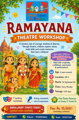 Once Upon A Stage-Ramayana Theatre Workshop