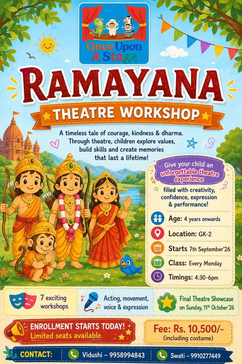 Once Upon A Stage-Ramayana Theatre Workshop