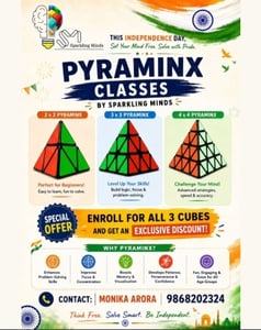 Sparkling Minds-Pyraminx Classes