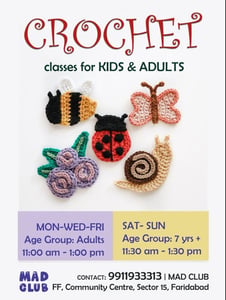 MAD CLUB-Crochet Classes for Kids