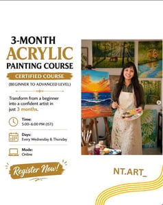 NT.Art-3-Month Acrylic Painting Course